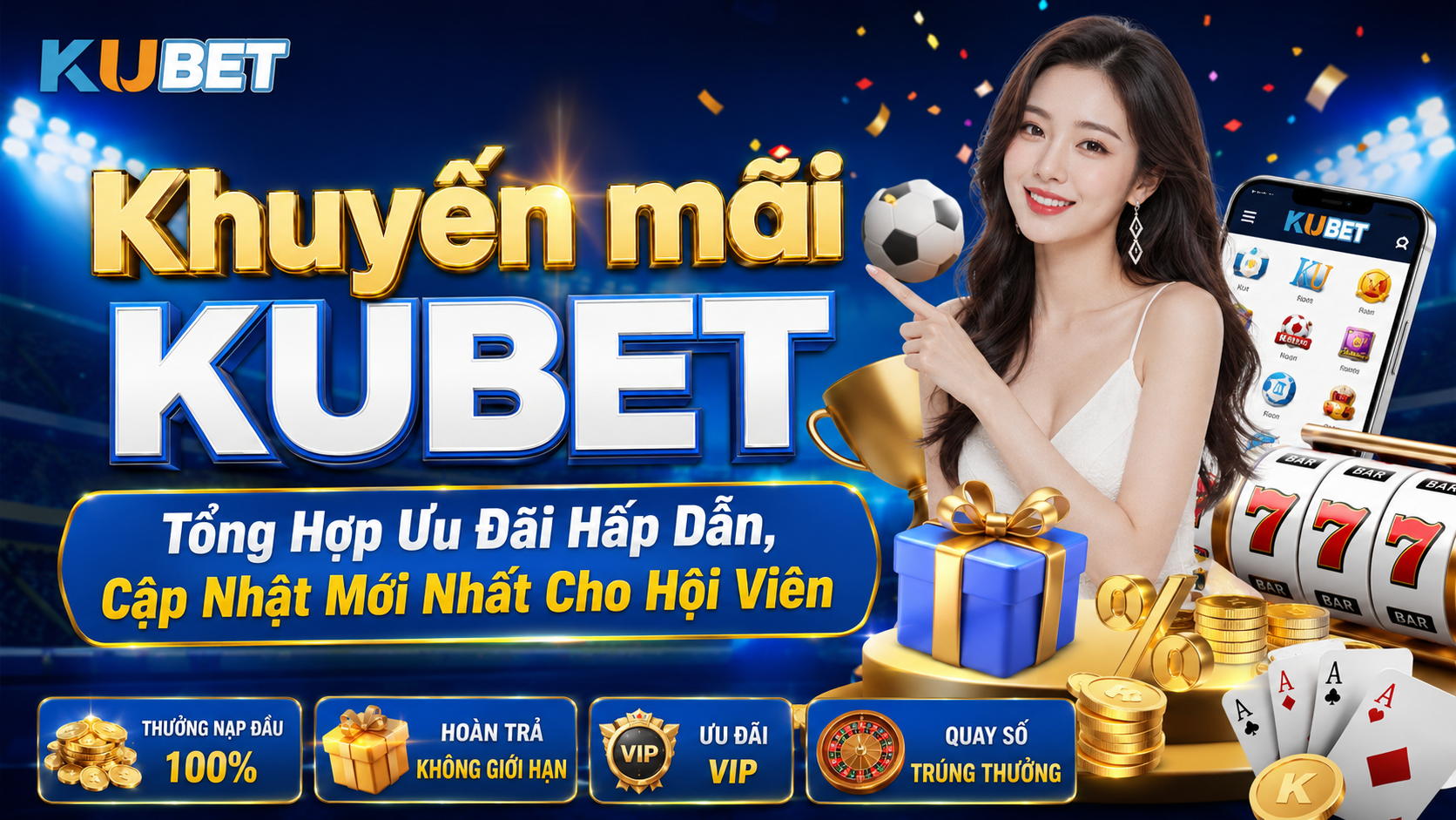 Khuyến mãi hấp dẫn với KUBET